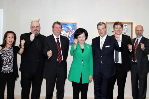 Die Steglitz-Zehlendorfer Delegation mit der Bürgermeisterin von Songpa, Park Chun-Hui 